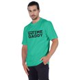 thumbnail image 4 of Inkmeso Men's Graphic Printed "First Time Daddy" Short Sleeve Tee Shirt Jersey Shirt For Dad, 4 of 7