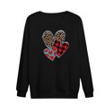 thumbnail image 3 of RKSTN Chandail pour Femmes Décontracté à Manches Longues Blouse à Imprimé de la Saint-Valentin Hauts Chandail Col Rond Coupe Ample Chandail, 3 of 4