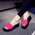 thumbnail image 4 of Summer Fashion Slope Heel Sandals-Ladies Thick Heel Flip Flops, 4 of 6