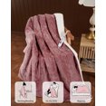 thumbnail image 2 of Electric Heated Blanket Throw 50x60 with 4 Heat Settings, 4-Hour Auto Shut-Off, Machine Washable, ETL Certified for Couch, Bed, Office Use, 2 of 7