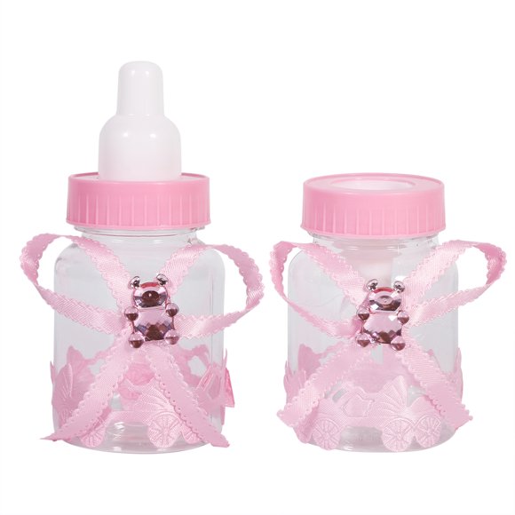 Yosoo 2 Couleurs 50 Pcs Boîtes de Bouteilles de Chocolat pour Bonbons pour Cadeaux et Décorations de Fête de Baby Shower, Boîte à Bonbons, Bouteille de Bonbon