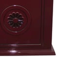 thumbnail image 3 of Southern Patio Colony 16 Inch Square Resin Outdoor Planter Urn, Oxblood Red, 3 of 9