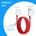 thumbnail image 2 of LoonWear Câble de Charge 2M pour Oneplus Chargeur USB C 100W/80W Charge Rapide, 2 of 5