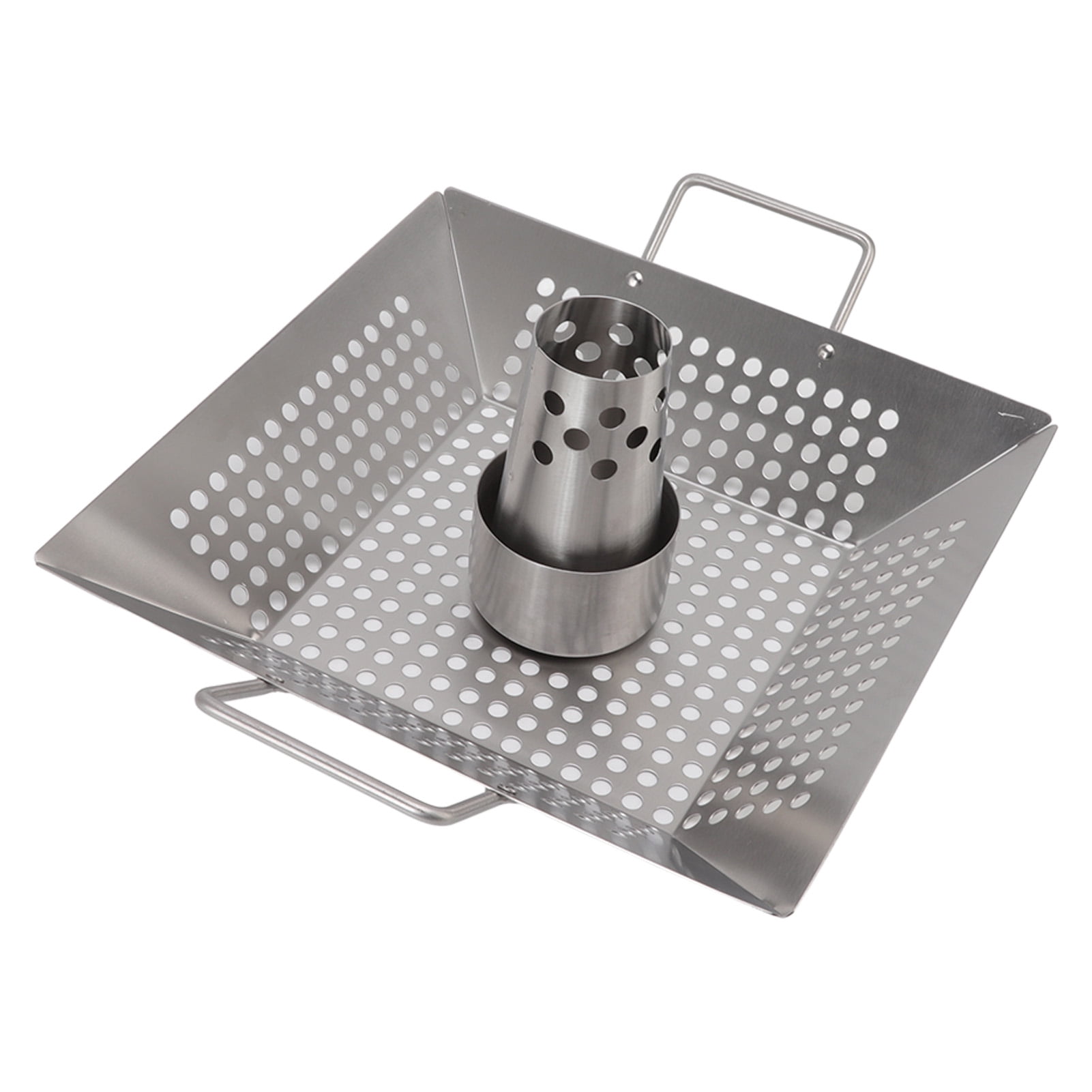 Beer Can Chicken Roasting Pan, Stainless Steel Healthy Prevent Sticking Beer Can Chicken Holder Multifunctional With 2 Handle For Grill