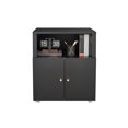thumbnail image 1 of Yiwa Metal Storage Cupboard with Adjustable Shelf, Versatile Printer Stand & Mobile Filing Cabinet for Home Office or Garage, 1 of 6