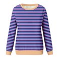 thumbnail image 4 of RXIRUCGD Sweatshirts Décontractés d'Hiver Sans Capuche à Manches Longues Col Rond Imprimé, Beige, Taille : 5TG, 4 of 5