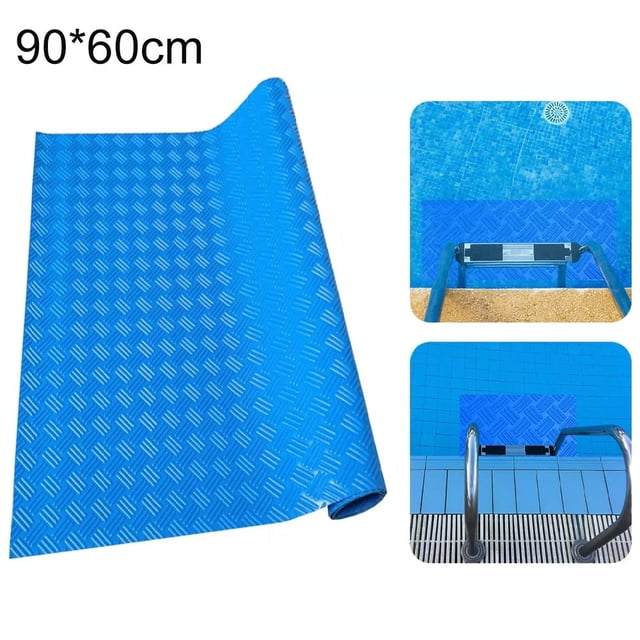 Mosiee Non-Slip Pool Mat Swimming Liner Protecting Floor Above Ground Safety Diy Step Stairs Protector Pvc Pool Step Mat