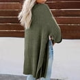 thumbnail image 4 of AherBiu 3/4 Sleeve Cardigan Sweaters for Women Open Front Ribble Knit Outwear Jackets Loungewear, 4 of 6