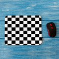 thumbnail image 4 of Checkerboard Mouse Pad Geometric Black and White Plaid Pattern, NonSlip Rubber Base, Ideal for Computer Laptop PC Gaming and Office Use, 9.5x7.9 Inch, 4 of 4
