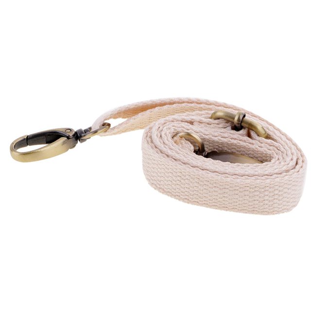 TISHITA Sac Bandoulière en Toile Réglable Sangle de Sac à Main de Remplacement Beige