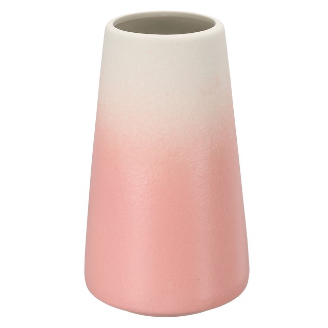 Unique Bargains Flower Vase, Ceramic Floral Vase for Fireplace Room Decor, Gradient Pink