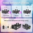 thumbnail image 4 of Joyfy Halloween Fog Machine avec 13 Couleurs, Machine à Brouillard Extérieure 500 W avec 4 modes d'Éclairage et Télécommande Sans Fil pour Mariage, Halloween, Fête et Intérieur (Liquide Atomisé Non Inclus), 4 of 10