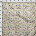 thumbnail image 4 of oneOone Georgette Viscose Medium Blue Fabric Tool Sewing Craft Projects Fabric Prints By Yard 42 Inch Wide, 4 of 4