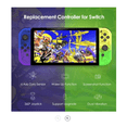thumbnail image 2 of Switch Controllers for Nintendo Switch, Replacement for Switch Wireless Controller with Double Vibration, Wake-Up/Screenshot/Motion Control- Blue Yellow Green, 2 of 3
