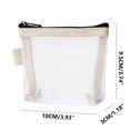 thumbnail image 1 of Small Cosmetic Bag,Small Travel Bag Cosmetic Mesh Storage Bag Portable Travel Compact Lipstick Storage Bag Key Card Zipper Bag Cosmetic Travel Bag,Travel Cosmetic Bag,Large Storage Bags, 1 of 2