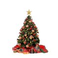 thumbnail image 2 of Ongmies Christmas Tree Star Topper, Golden Five-Pointed Star Christmas Tree Topper – Perfect Finishing Touch For A Beautifully Decorated Tree, Glittered 5 Point Star Treetop, 2 of 5