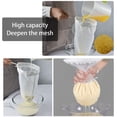 thumbnail image 4 of Fine Mesh Strainer Bags with Stainless Steel Frame and Handle for Nut Milk Coffee Milk Butter Juices Cheese Commercial Grade reusable Food Filter Bags, 4 of 7