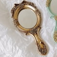 thumbnail image 4 of Shisuyan Vintage Hand Mirror with Embossed Pattern Handheld Makeup Mirror Portable Mirror, 4 of 9