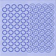 thumbnail image 1 of Ahgly Tapis d'Intérieur Lavable en Machine Carré Transitionnel Bleu Ciel, 6 Pieds Carré, 1 of 7