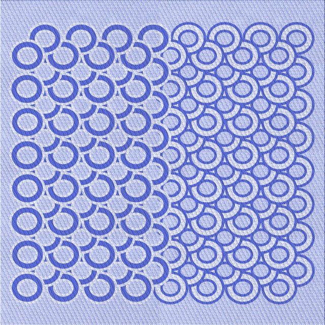 Ahgly Tapis d'Intérieur Lavable en Machine Carré Transitionnel Bleu Ciel, 6 Pieds Carré