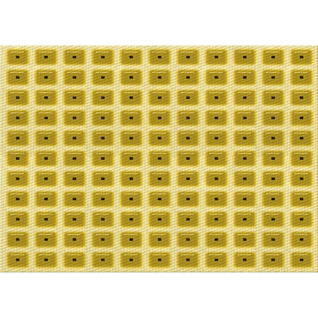 Ahgly Company Machine Washable Indoor Rectangle Transitional Caramel Brown Area Rugs, 6' x 9'