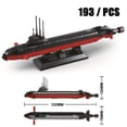 thumbnail image 1 of Military The Type 094 Strategic Nuclear Submarine Building Blocks Kit Classic Naval Vessels Ship War Boat Bricks Model Kids Toys,Without Box, 1 of 8