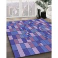 thumbnail image 3 of Ahgly Tapis Rectangulaire Lavable en Machine Intérieur Transitionnel Violet Améthyste Violet, 8 Pieds x 12 Pieds, 3 of 7