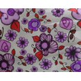 thumbnail image 4 of oneOone Georgette Viscose Amethyst Fabric Florals Sewing Craft Projects Fabric Prints By Yard 42 Inch Wide, 4 of 4