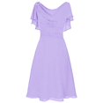 thumbnail image 2 of Robe de Cocktail de Fête Taille Haute pour Demoiselle d'Honneur et Mariage Formel pour Femmes, 2 of 5