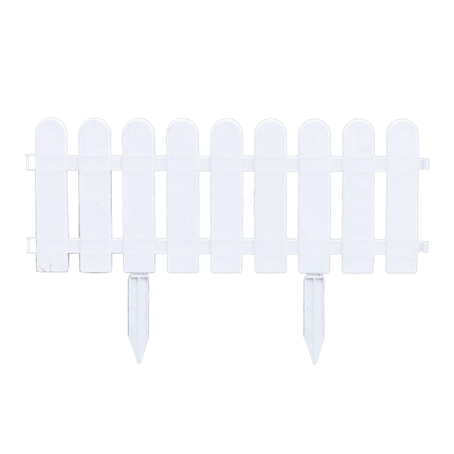Grass Lawn White Edgings Path Panel Flowerbeds Plant Border Garden Fence Picket
