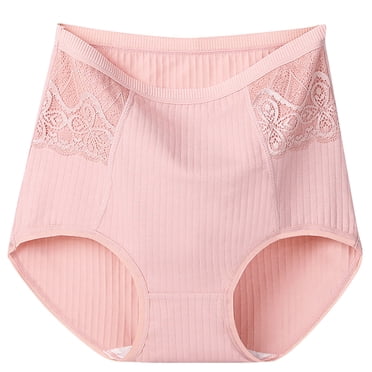 Cameland Culottes pour Femmes, Unies, Grande Taille, Taille Haute, en Dentelle, Anti-Fuites, en Coton, sous-Vêtements