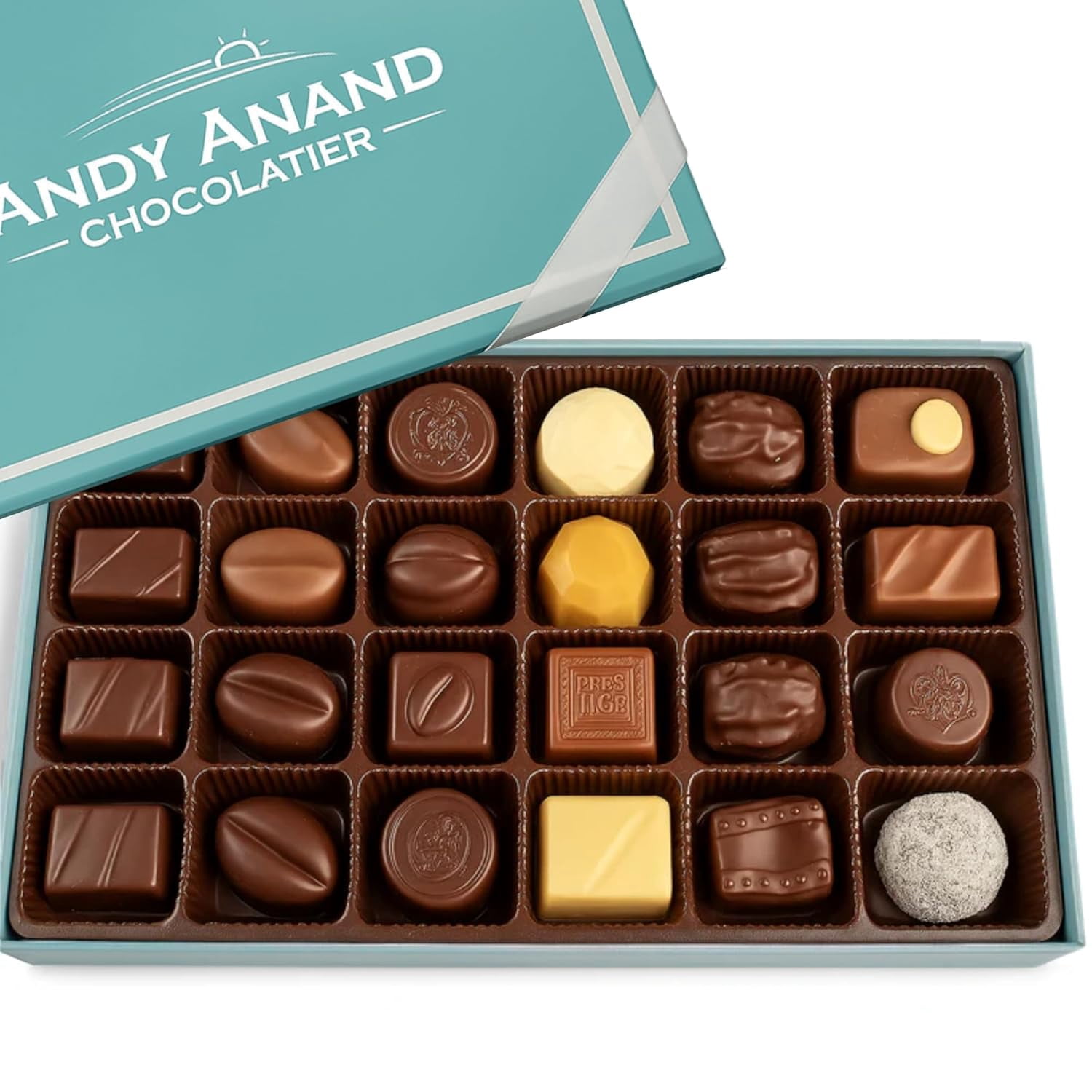 Andy Anand Sugar Free Belgian Chocolate Truffles – Diabetic Friendly Gift Box, 15 Pieces, Exquisite Gourmet Treat