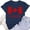 Dark Blue_003, variant on Fgnfyis T Shirts for Women Canada Day Graphic T Shirt Comfortable Casual Short Sleeve Round Neck Tee Top for Everyday Wear Womens Tops White_003 L