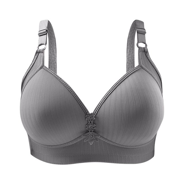 Timegard Bras for Women Wireless Adjustable Strap Full Support Comfort Everyday Bras Seniors Bralettes