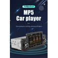 thumbnail image 1 of 5-inch touchscreen single DIN car radio MP5 player dual USB Bluetooth mirror link-, 1 of 3