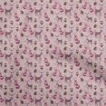 thumbnail image 1 of oneOone Viscose Chiffon Dusty Pink Fabric Autumn Craft Projects Decor Fabric Printed By The Yard 42 Inch Wide, 1 of 4