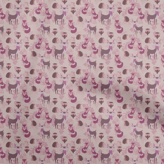 oneOone Viscose Chiffon Dusty Pink Fabric Autumn Craft Projects Decor Fabric Printed By The Yard 42 Inch Wide