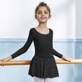 thumbnail image 2 of 2025 Nouvelle Robe de Ballet à Manches Longues avec Jupe, Justaucorps, Robes de Danse, Robe Tutu à Volants, Tenue pour Ballerine, Robe 12 Ans, 2 of 6