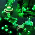thumbnail image 2 of St. Patricks Day Shamrocks Lights 10FT 20LED Outdoor Decorative String Lights  Battery Operated Lucky Clover Light with Twinkle Waterproof for Party Garden Home Decor, 2 of 8
