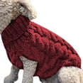 thumbnail image 1 of Fashiom Pets Solid Winter Dog Sweater Knitted Warm Sleeveless Pet Clothes, 1 of 9