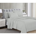 thumbnail image 1 of Swift Home Luxury 6-Piece Sheet Set with Extra Pillow Case, Queen, Light Gray, 1 of 3