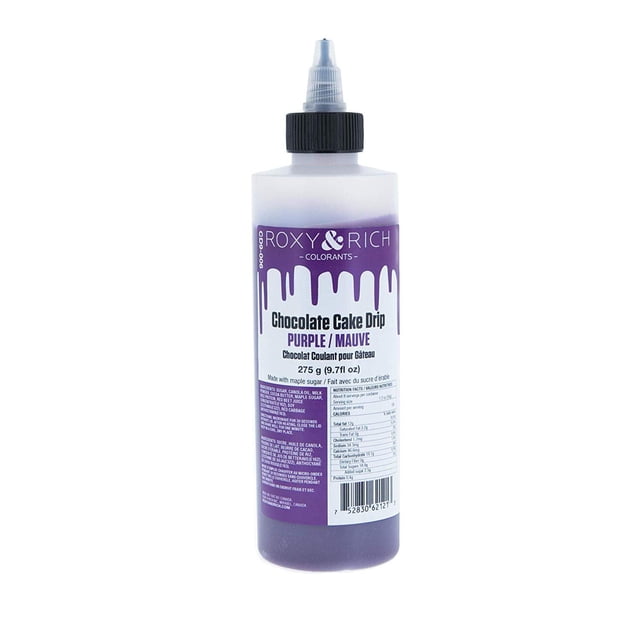 Roxy and Rich Chocolate Cake Drip 9.7 Fluid Ounces Purple