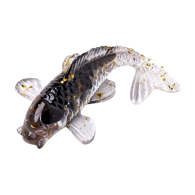 Natural Crystal Gravel Glue Fish Shape For Home Car Decoration