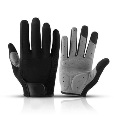 1 Pair Cycling Gloves for Men, Professional Breathable Bicycle Gloves Slip Resistant Full Finger Touch Screen Bike Gloves for BMX ATV MTB Riding
