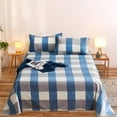 thumbnail image 4 of Full Size Sheet Set,Bedding Sets Full Bedding Set Bedding Sheet and Pillowcase 3 Piece Set with 2 Pillowcases 1 Flat Sheet Sheet Set Shrink Counterac Fade Counteractive Easy Care, 4 of 7