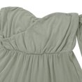thumbnail image 4 of zanvin Robe de Grossesse pour Femmes, Accessoires de Photographie pour Femmes Enceintes, Robe de Maternité Longue à Épaules Dénudées, 4 of 5