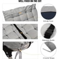 thumbnail image 3 of Oaskys Outdoor Mattress with Straps – Portable Folding Camping Sleeping Pad with Adjustable Carry Straps, Thick Foam Mat for Tent, Rv, Backyard and Beach, 3 of 10