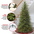 thumbnail image 2 of National Tree Company Slim Dunhill Fir 6.5' Clear Pre-Lit Artificial Christmas Tree, 2 of 7
