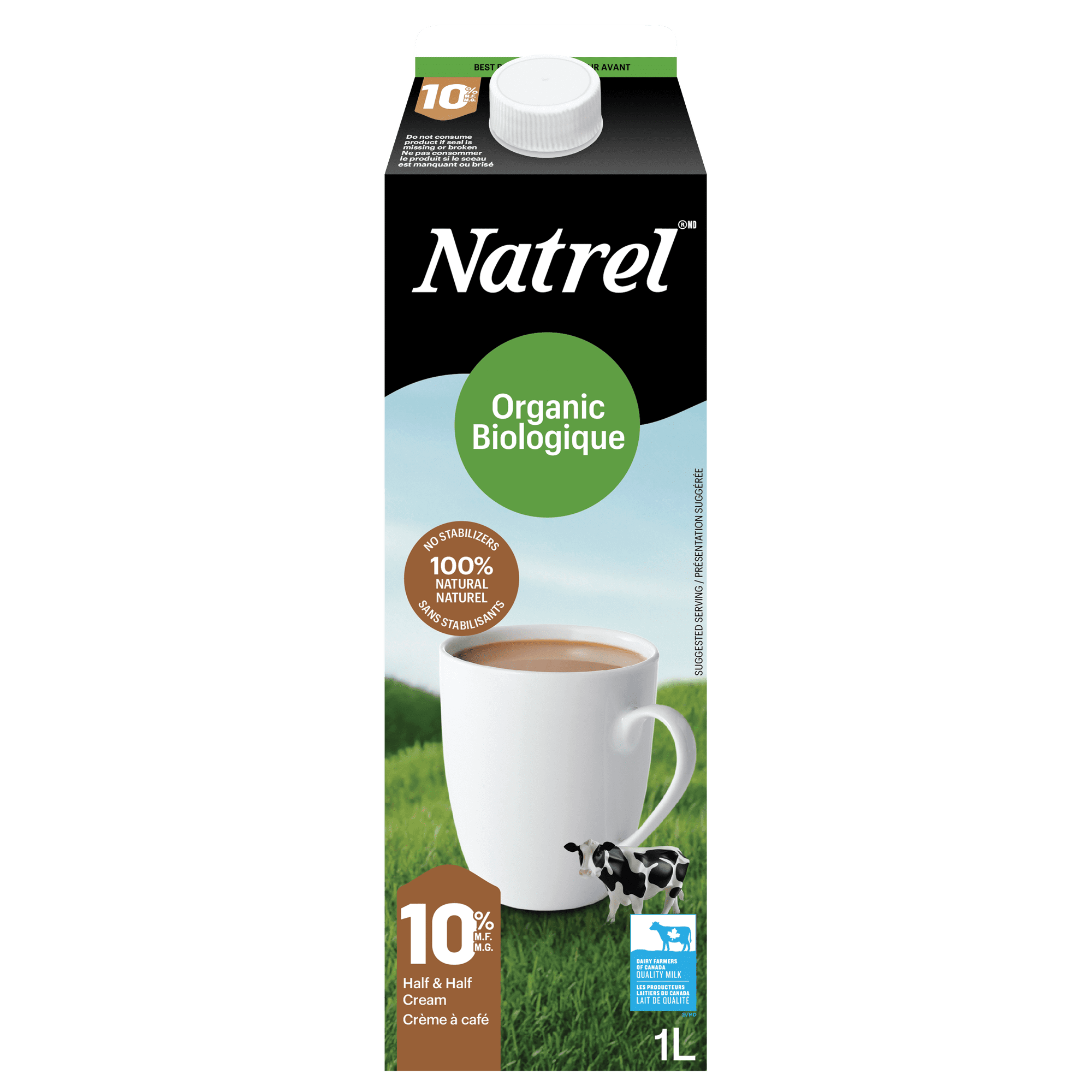 Natrel Organic 10% Half & Half Cream 1l 1 L