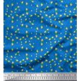 thumbnail image 1 of Soimoi Rayon Fabric Leaves & Oaknut Fruits Decor Fabric Printed Yard 56 Inch Wide, 1 of 1